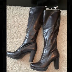 Franco Sarto Size 7 L-Phantom Boots Brown